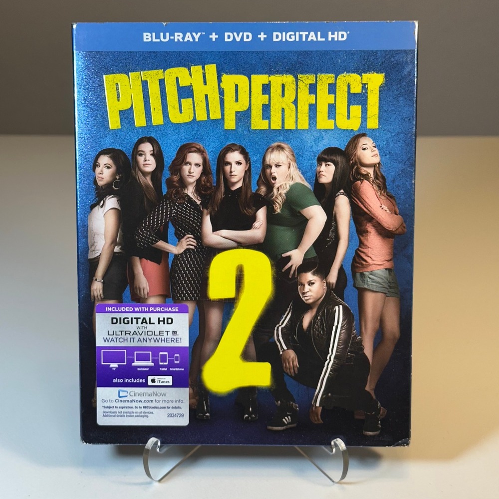 Pitch Perfect 2 Blu‎ Ray DVD Digital HD Movie Anna Kendrick Rebel Wilson